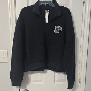 PINK Cozy Fleece Half-Zip Pullover